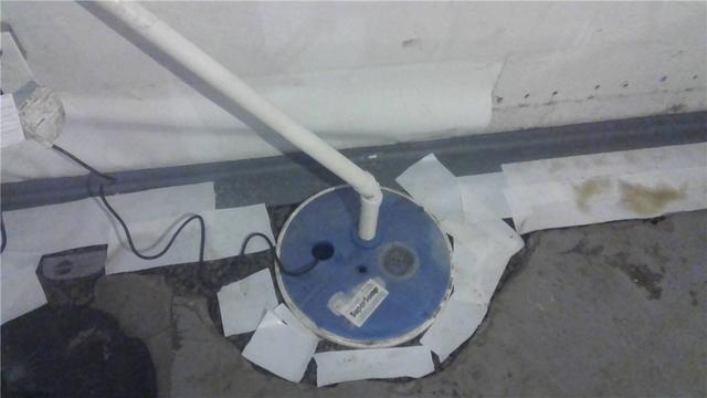 Tying in the Sump Pump