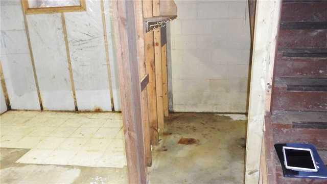 Standing Water in Mackinaw Basement