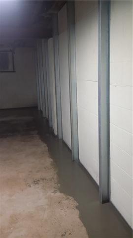 The completed basement is now safely protected from foundation and water issues.