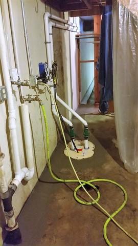 TripleSafe Sump Installed