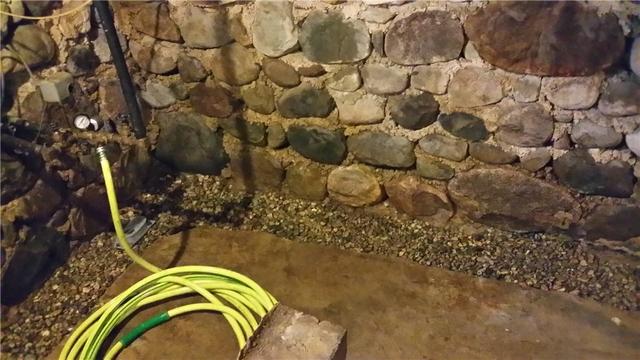 Trench Leveled Off With Stone