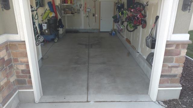 Dropped Garage Floor After- Angle 1