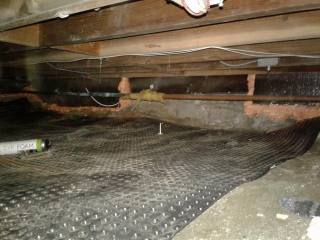 Crawlspace during phot