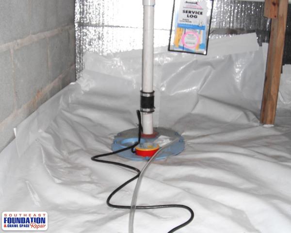 The SmartSump Sump Pump System has a alarm that alerts the owner if the pump failed and the crawl space is in danger of being flooded.