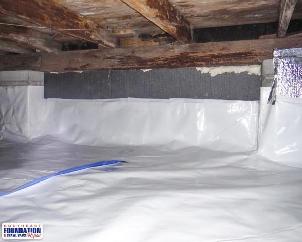 Effects of a damp crawl space can be a number of things including dust mites, sticking doors and windows, buckling hardwood floors, increased heating and cooling bills among other things. The CleanSpace Crawl Space Encapsulation System can reverse the negative effects that come with having a damp crawl space.