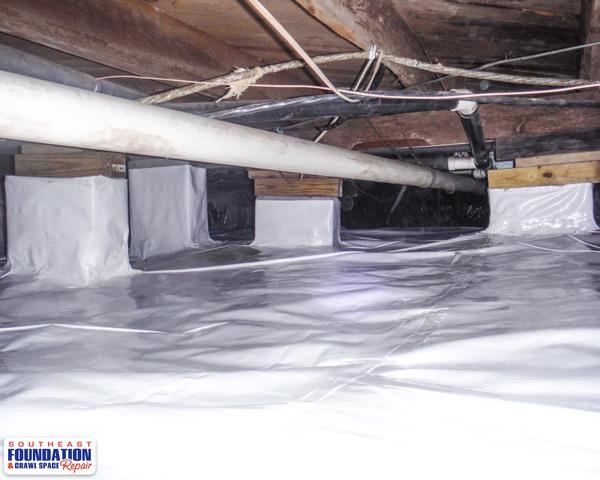 Two main triggers for asthma is mold and dust mites, by having the crawl space encapsulated using CleanSpace we are able to get rid of the mold and dust mites in the crawl space of the home.