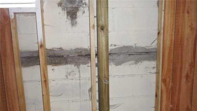 Huge Wall Crack in Bowing Basement Wall