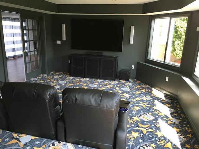 Home Theater Room Install After