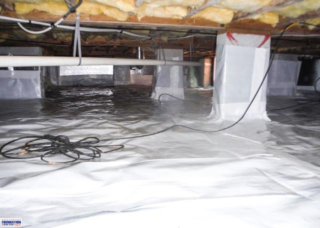 It is popular to lay down a thin plastic usually a 6 mil liner in the crawl space of the home, however does not meet the criteria of being durable as it easily rips and gets holes compared to the CleanSpace Crawl Space 10 and 20 mil liners.