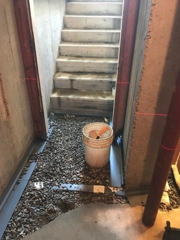 TrenchDrain and Crushed Stone