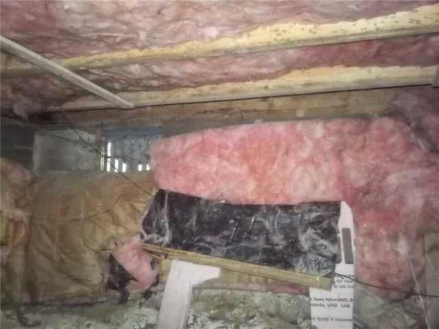 Open Vents & Fiberglass Insulation