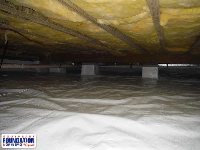 Completed Crawl Space