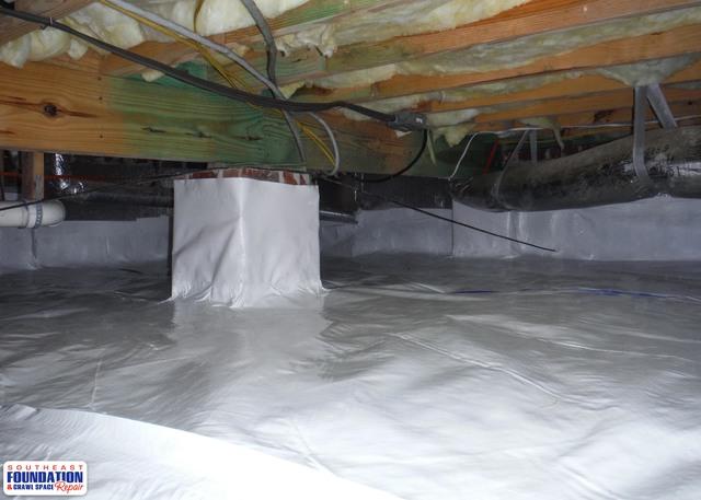 Complete Crawl Space Encapsulated