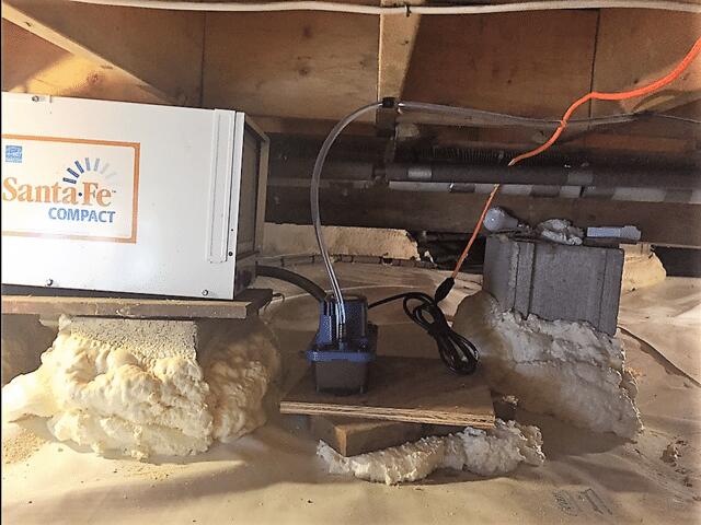 Spray foam insulation