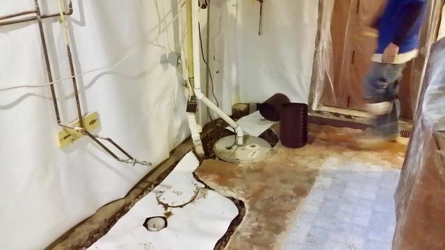 Connecting to the Sump Pump