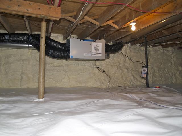 Nanaimo crawlspace repaired!