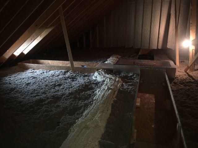 Our Tru-Soft cellulose insulation fills in all of the spots other insulation couldn't!