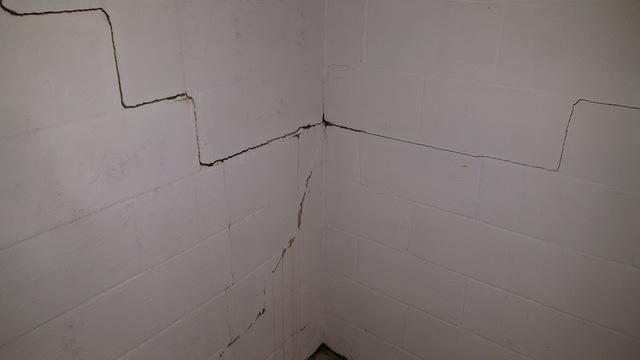 Stair Step Cracks