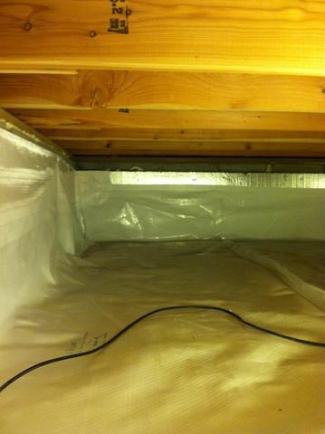 Brighter Crawlspace with CleanSpace