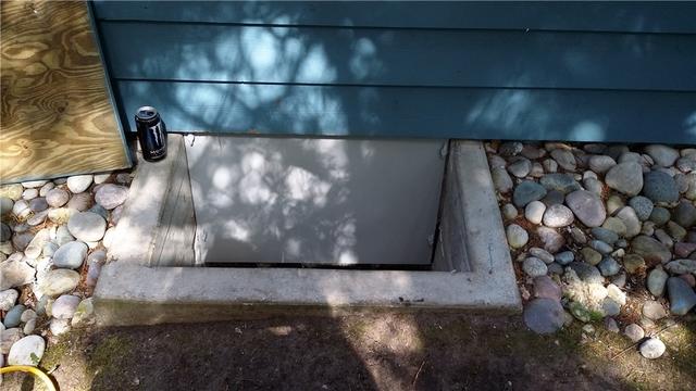 Crawl Space Door Installed