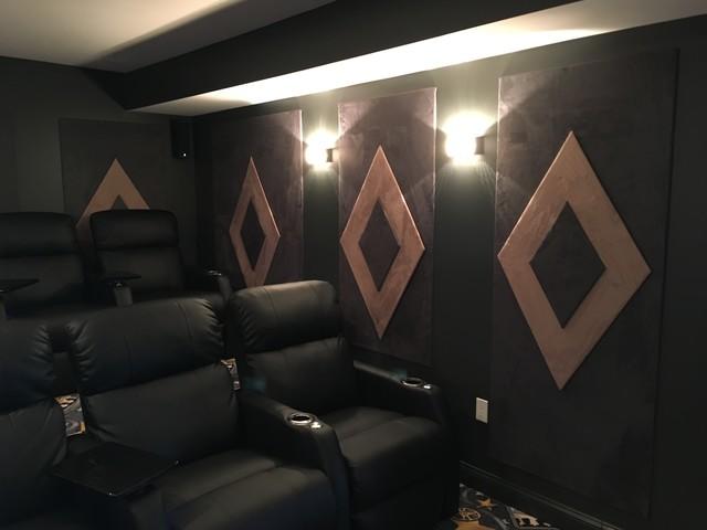 Family Theater Room Install After