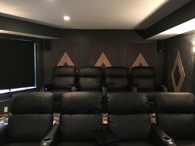 Family Theater Room Install After