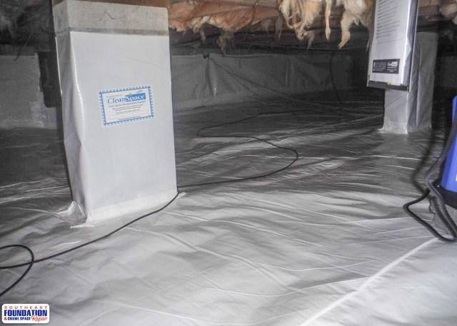 Crawl Space Encapsulated with CleanSpace