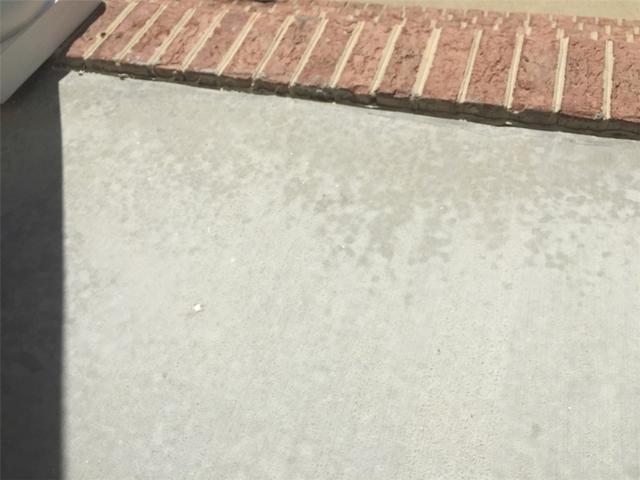 The stable brick work up against the sinking slab was troublesome for homeowners in Quantico, MD.