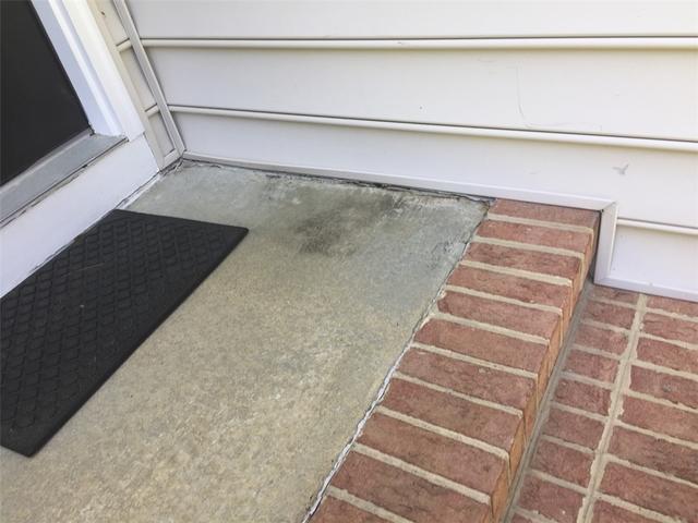 Back Porch Also Sinking in Quantico, MD