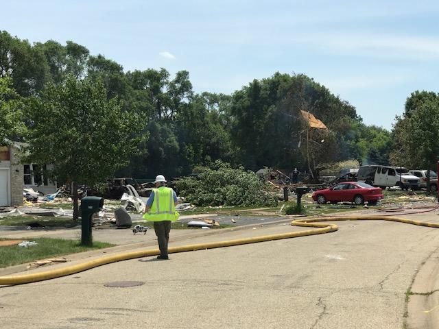 Explosion in Marengo, IL