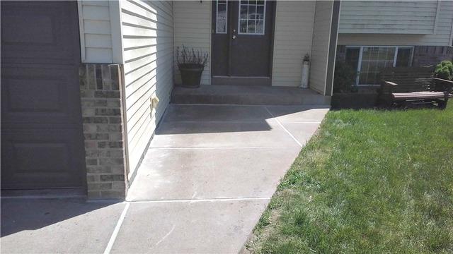 No more trip hazards after this concrete leveling application