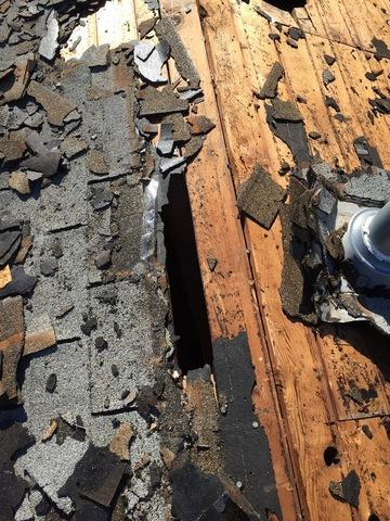 Rotted Roof Decking