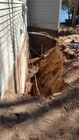 Area Around The Home Excavated