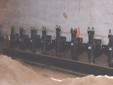 During a renovation project, helical piers were installed to help support the foundation.