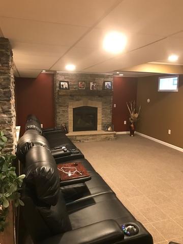 Fully remodeled basement in Alden, NY