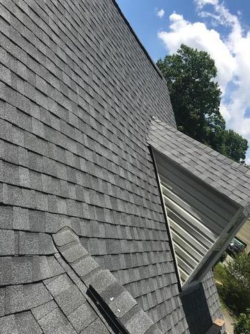 Up Close of Roof After Replacement