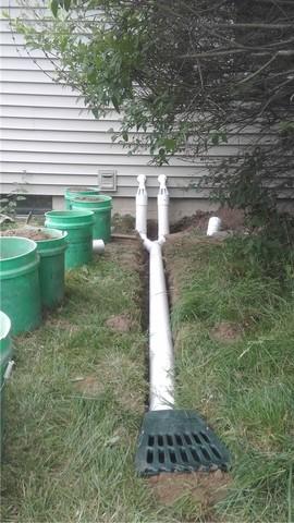 Discharge Line Keeps Water at Bay