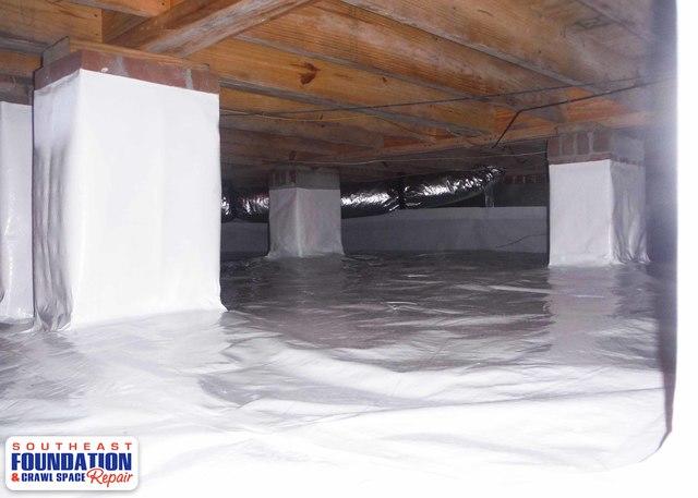 Sealing off the Crawl Space