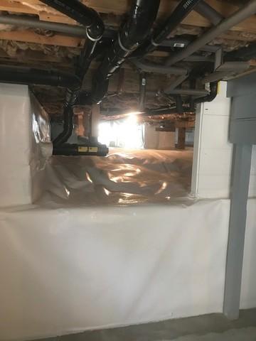 Wrapped Crawlspace
