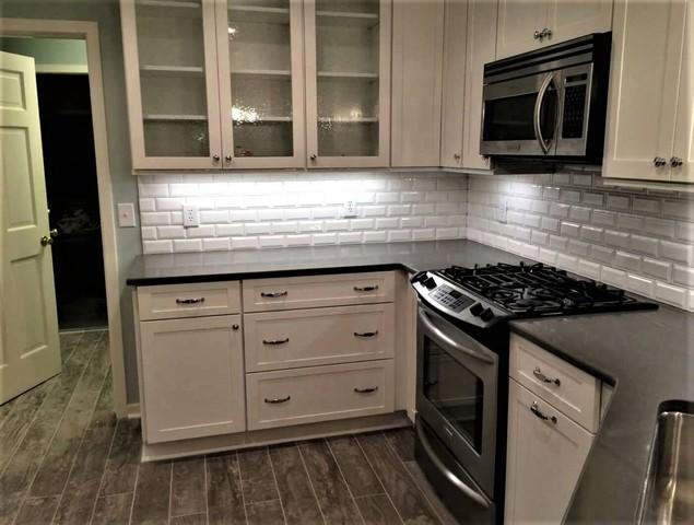 A very sleek kitchen remodel in Charleston