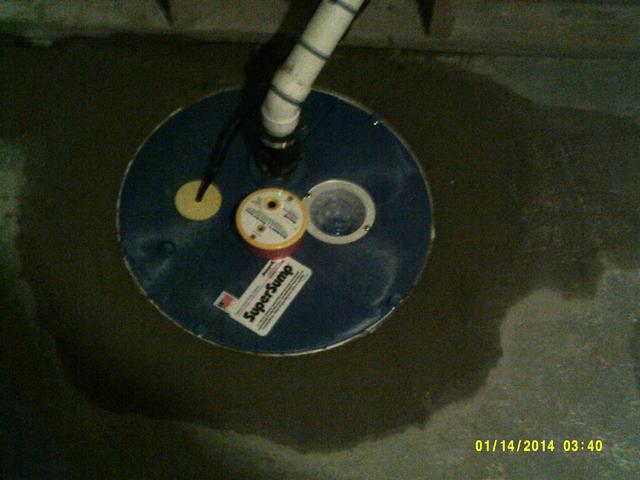 Air Tight Sump Pump in Greenwich Basement