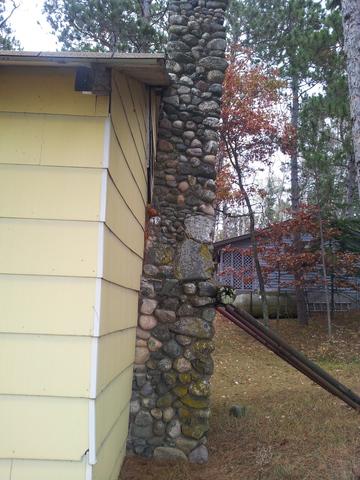 Settled Stone Chimney
