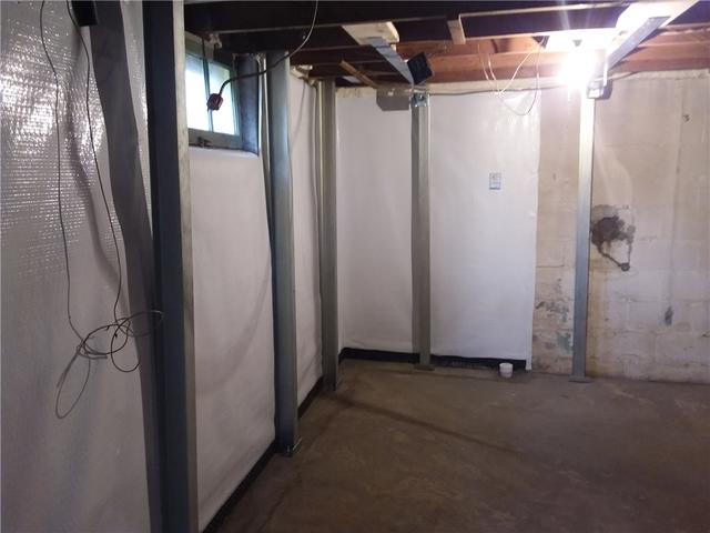 Bright White Basement