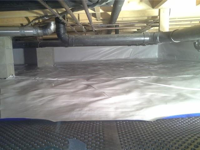 CleanSpace Drainage Matting and Liner Installation