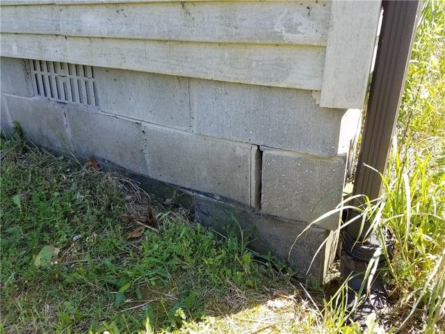 Shifting Foundation Blocks Allow Water Inside