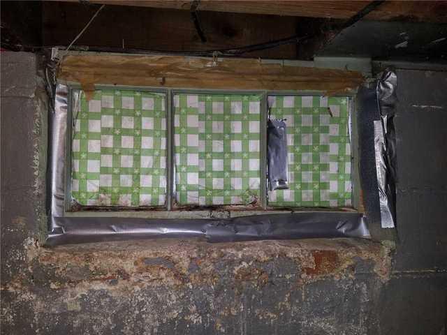 Poorly Sealed Basement Window Causes Leaks