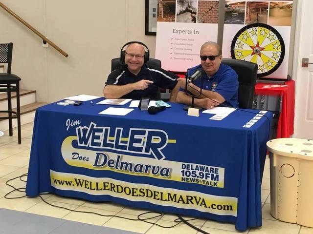 Jim Weller and Bob "Cool Bobby-B" Backman in Ellendale, DE