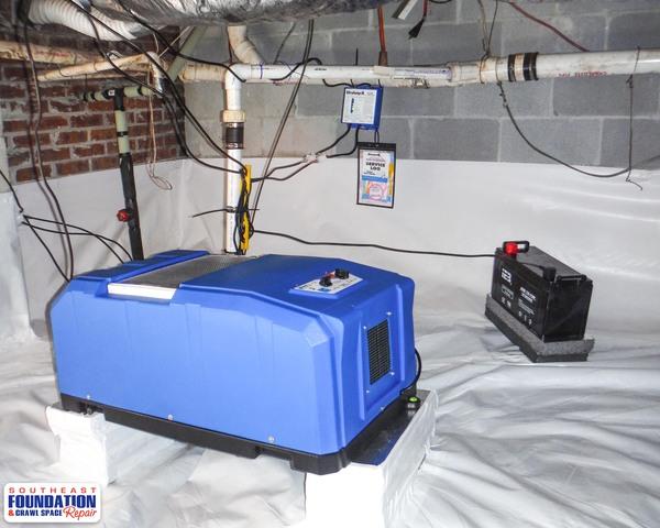 SmartSump, SaniDry and a Battery Back Up