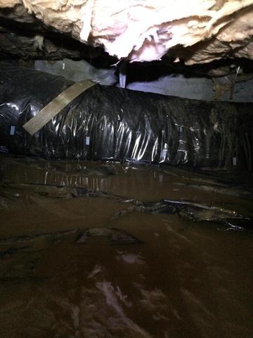 This Crawlspace was a muddy mess