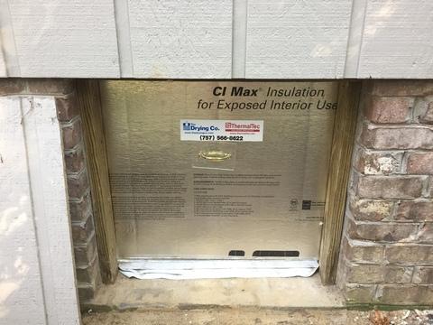 Friction Fit Crawl Space Door